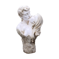 Eternal Romance: White Polyresin Couple
