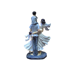 Happy Family Polyresin Showpiece - Cherish Every Moment