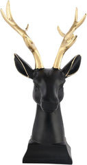 Antique Finish Deer Face Showpiece