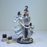Happy Family Polyresin Showpiece - Cherish Every Moment