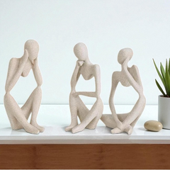 The Three Philosophers: Abstract Contemplation Set