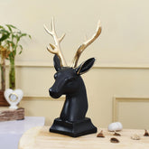 Antique Finish Deer Face Showpiece