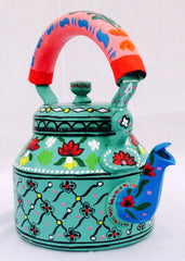 Hand Painted Designer Aluminium Kettle for Tea/Coffee
