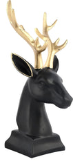 Antique Finish Deer Face Showpiece