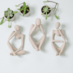 The Three Philosophers: Abstract Contemplation Set