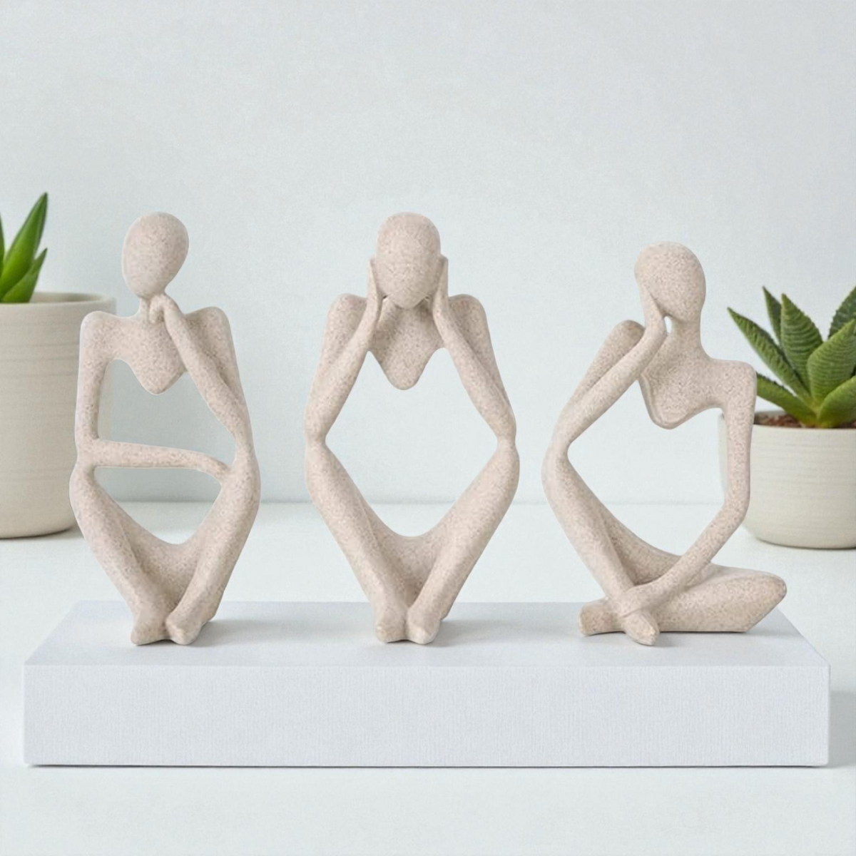 The Three Philosophers: Abstract Contemplation Set