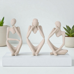 The Three Philosophers: Abstract Contemplation Set